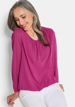 Elegante Bluse aus Chiffon