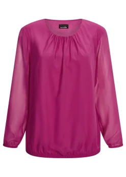 Elegante Bluse aus Chiffon