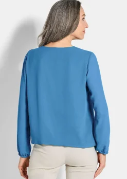 Elegante Bluse aus Chiffon