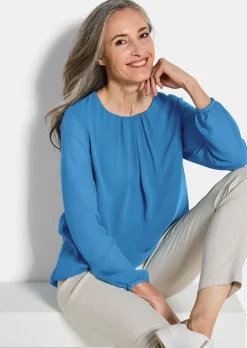 Elegante Bluse aus Chiffon