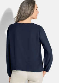 Elegante Bluse aus Chiffon