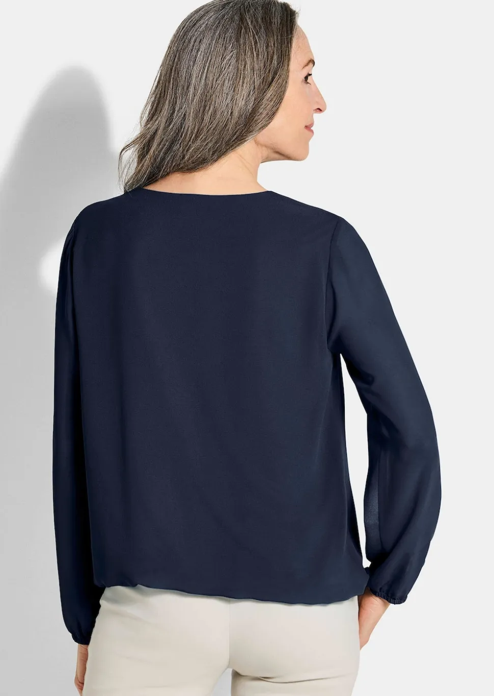 Elegante Bluse aus Chiffon