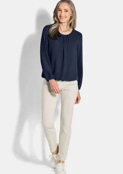 Elegante Bluse aus Chiffon