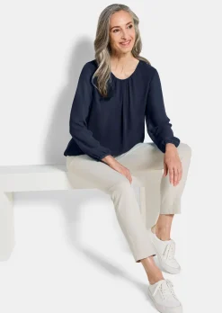 Elegante Bluse aus Chiffon