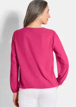 Elegante Bluse aus Chiffon