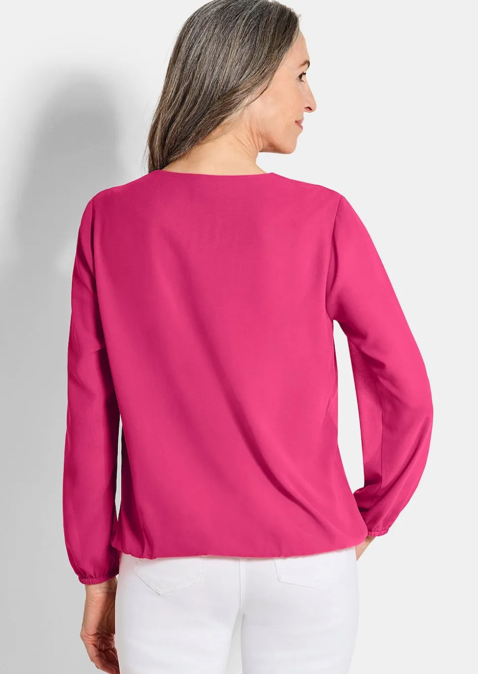 Elegante Bluse aus Chiffon