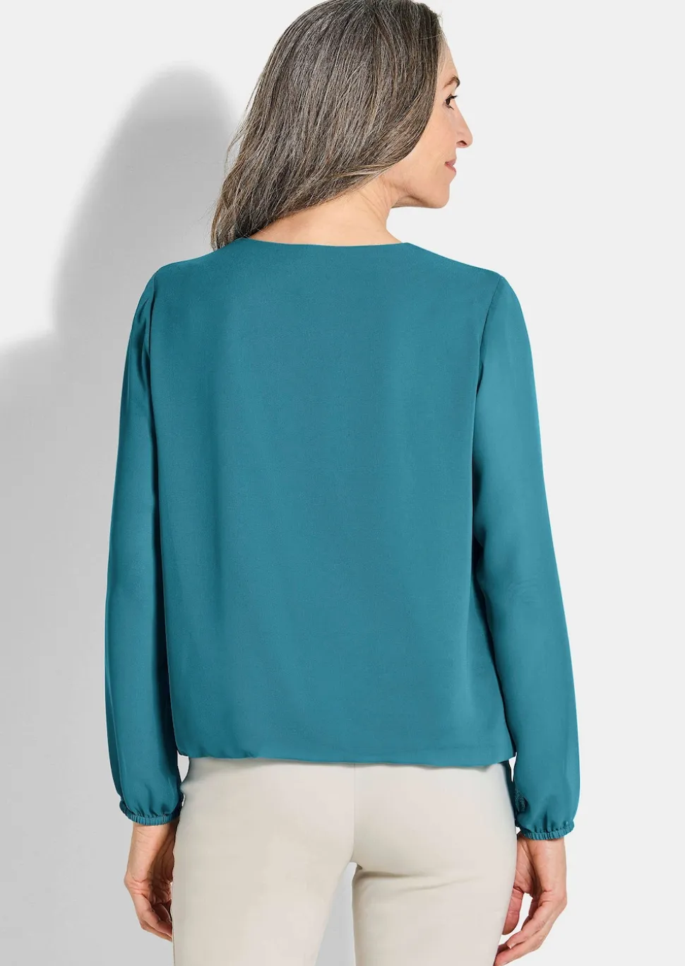Elegante Bluse aus Chiffon