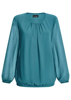 Elegante Bluse aus Chiffon