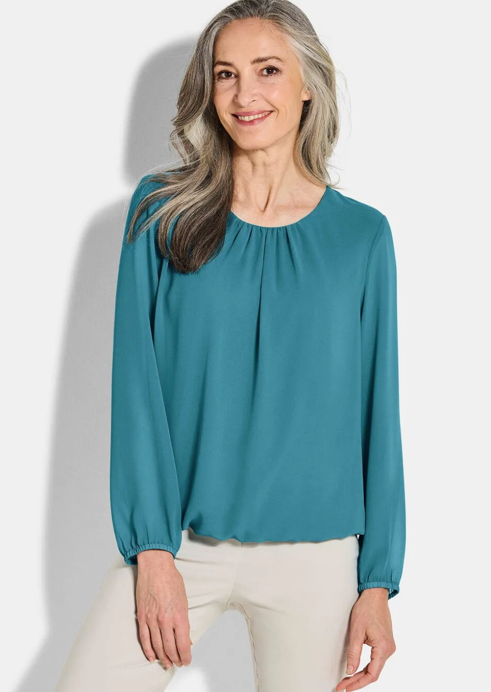 Elegante Bluse aus Chiffon