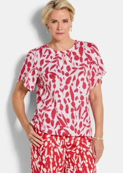 Elegante Bluse mit Tulpenärmeln