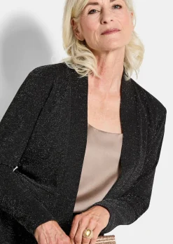 Elegante Jerseyjacke mit Lurex