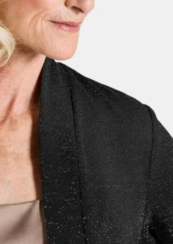 Elegante Jerseyjacke mit Lurex