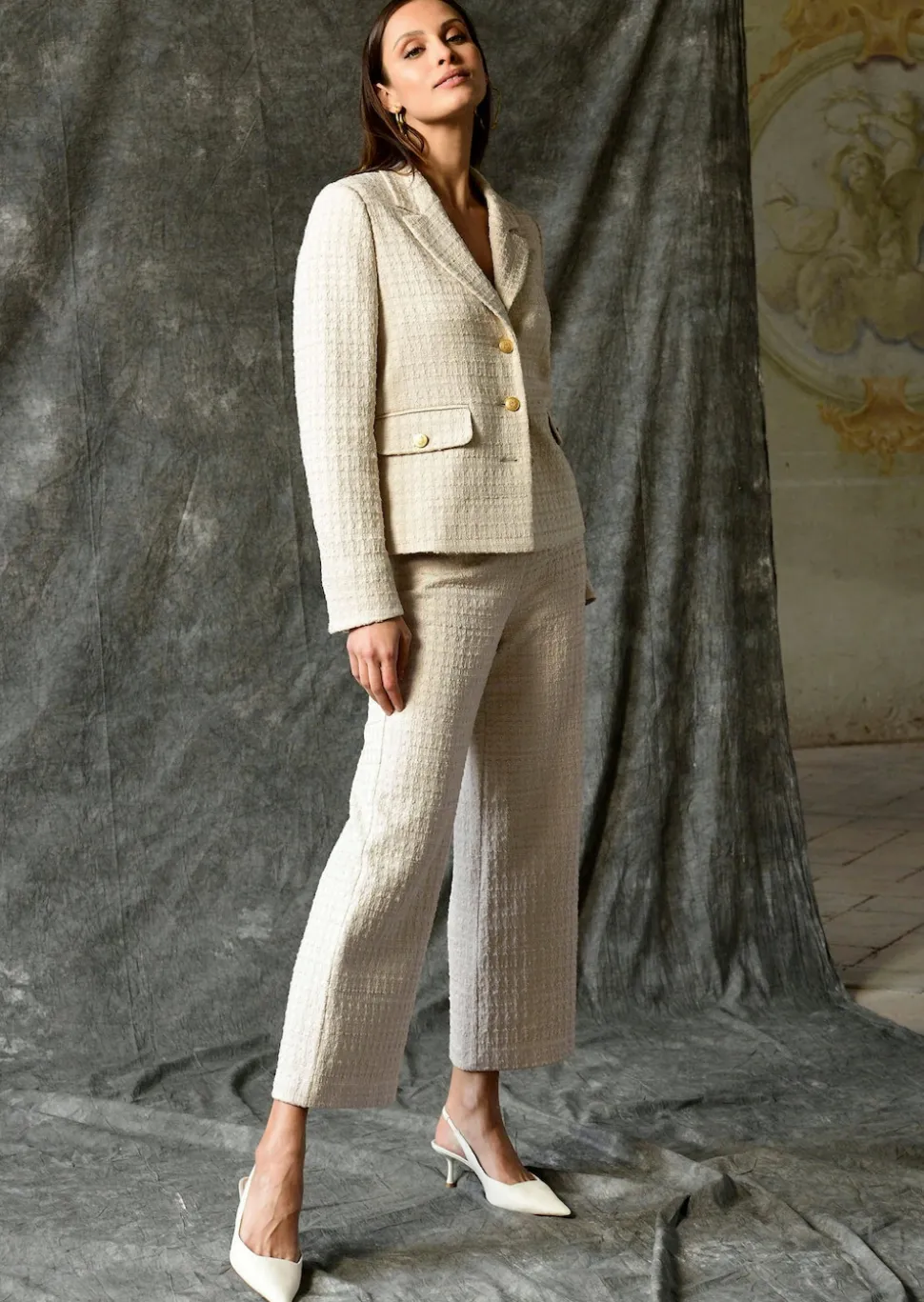Eleganter Blazer aus Bouclé