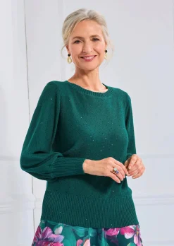 Eleganter Pullover mit Pailletten