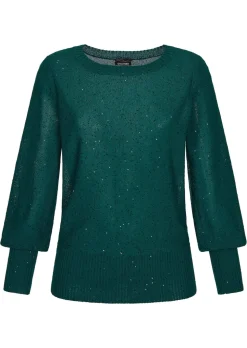 Eleganter Pullover mit Pailletten