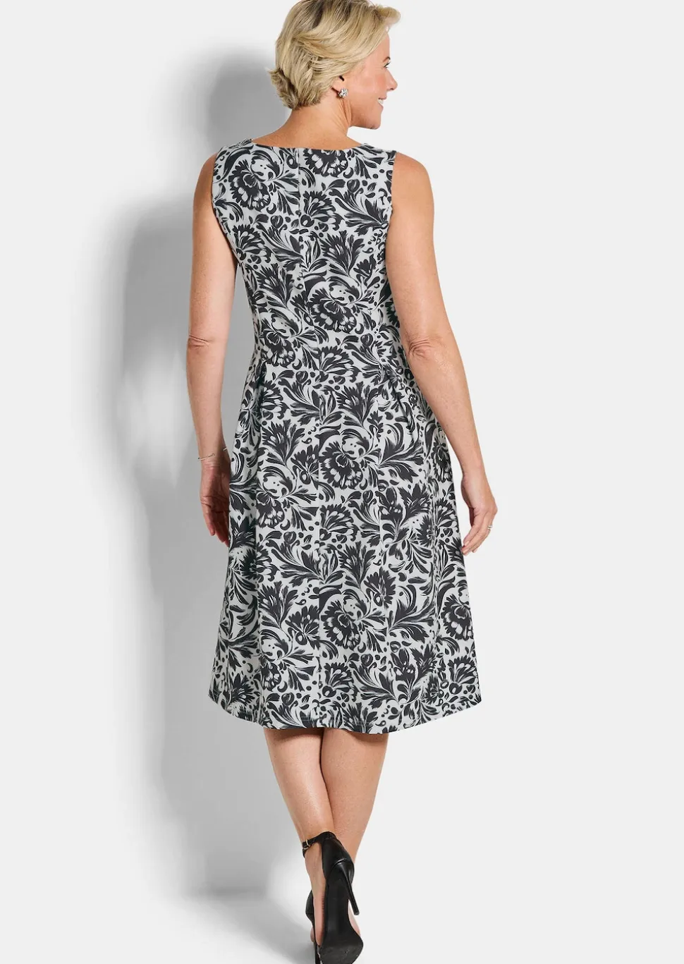 Elegantes Kleid aus Crêpe-Jersey