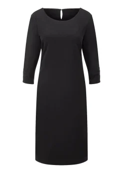 Elegantes Kleid mit gerafften Ärmeln