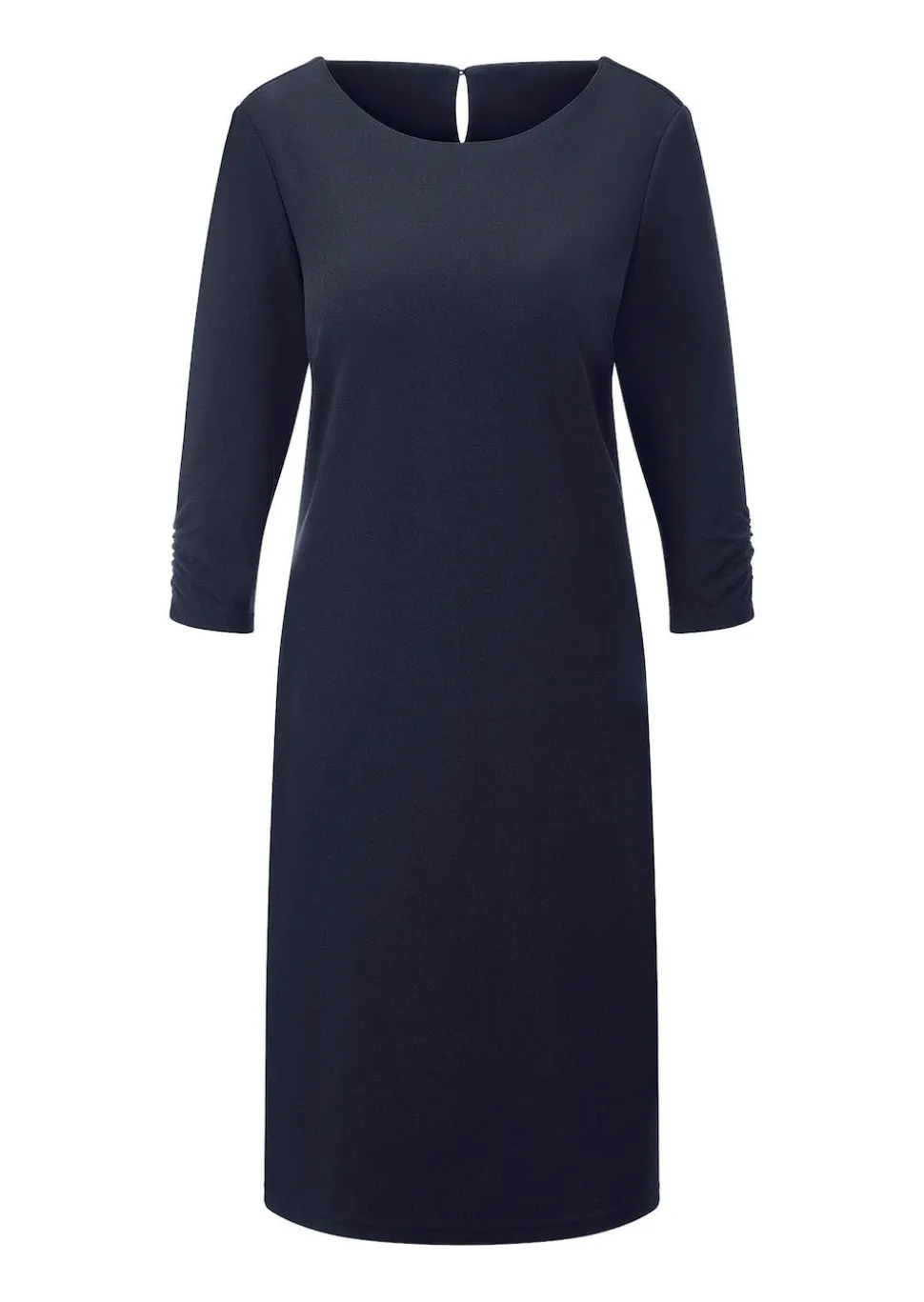 Elegantes Kleid mit gerafften Ärmeln