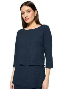 Elegantes Stufenkleid mit Wellensaum