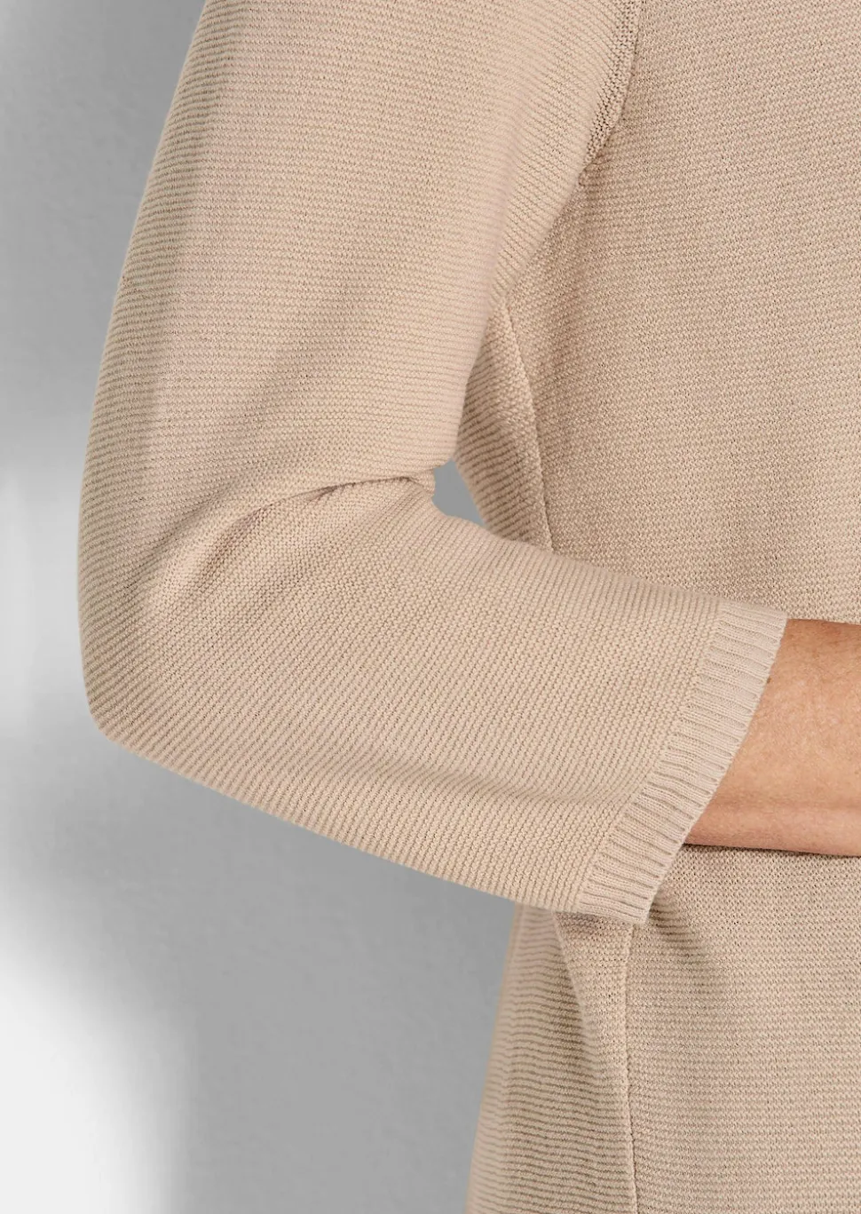Feinstrick-Pullover aus reiner Baumwolle
