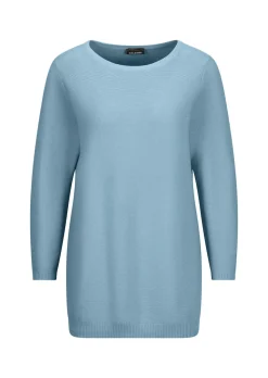 Feinstrick-Pullover aus reiner Baumwolle