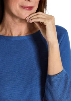 Feinstrick-Pullover aus reiner Baumwolle