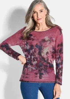 Feinstrick-Pullover mit Alpaka-Wolle