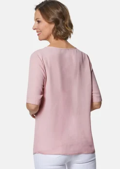 Feminine Bluse mit aufregender Ausschnittlösung
