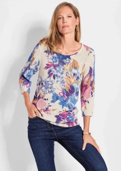 Femininer Druckpullover