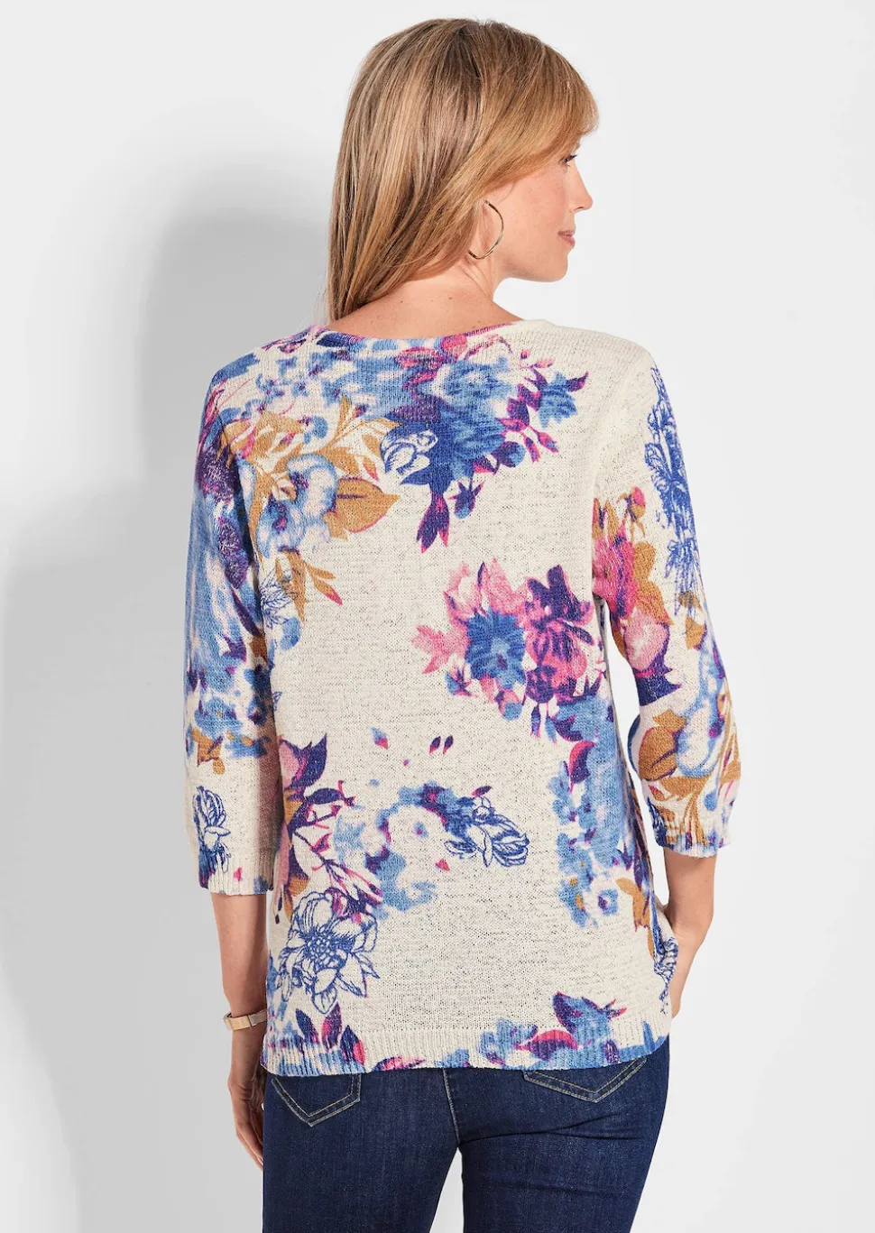 Femininer Druckpullover