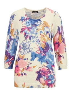 Femininer Druckpullover
