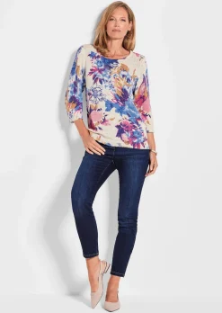 Femininer Druckpullover
