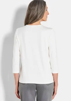 Feminines Shirt aus Viskose-Jersey