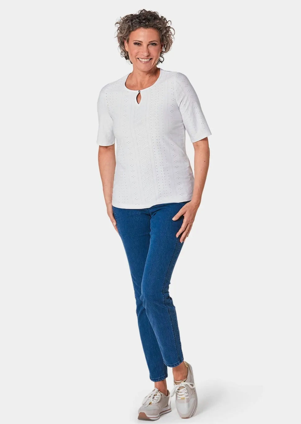 Feminines Spitzenshirt