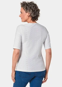 Feminines Spitzenshirt