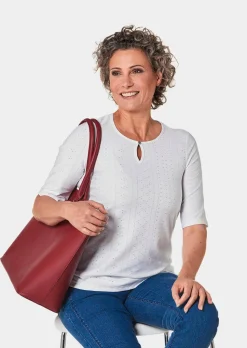 Feminines Spitzenshirt