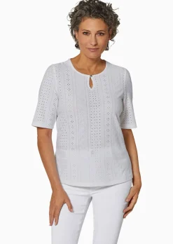 Feminines Spitzenshirt