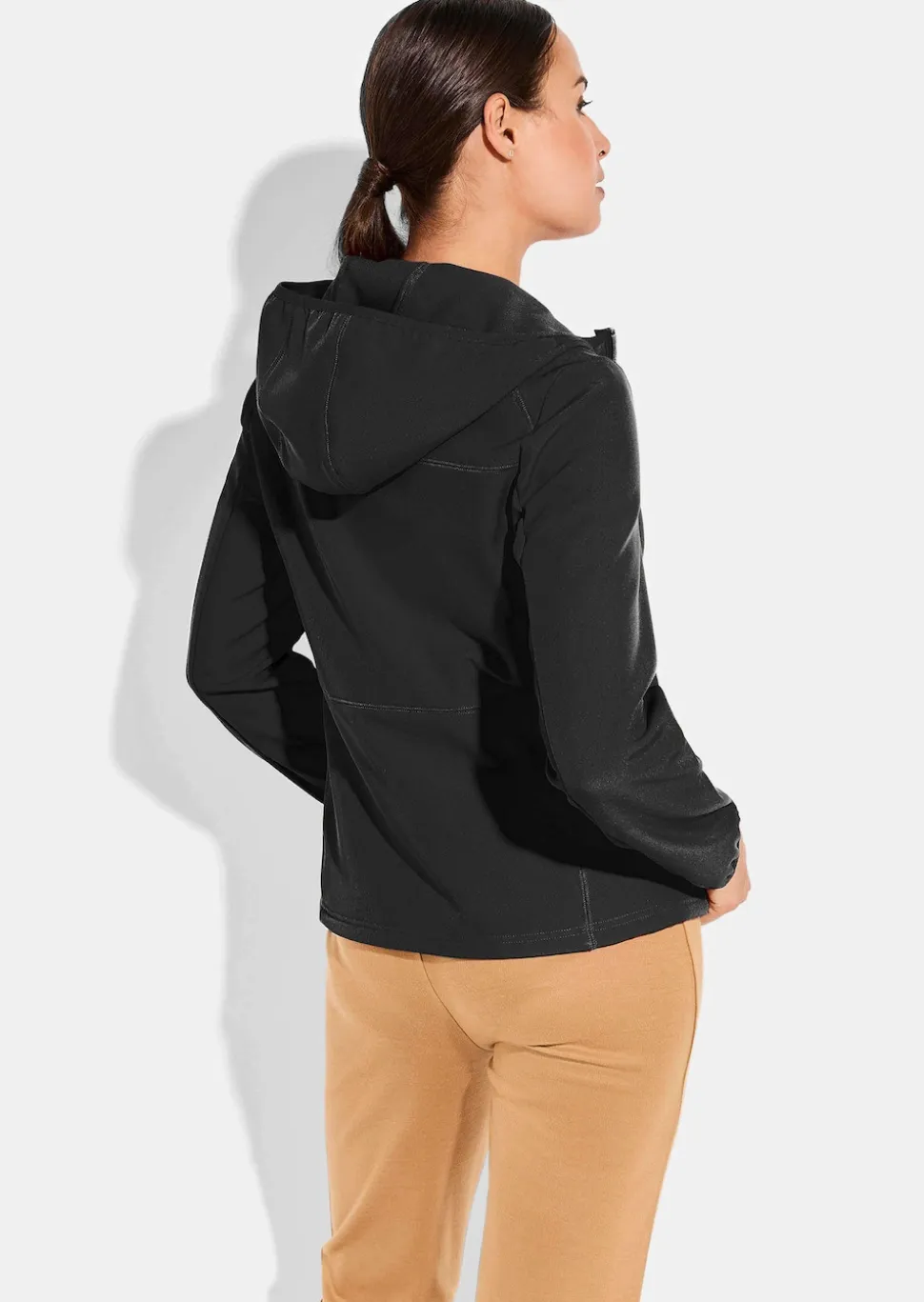 Flauschige Softshell-Jacke