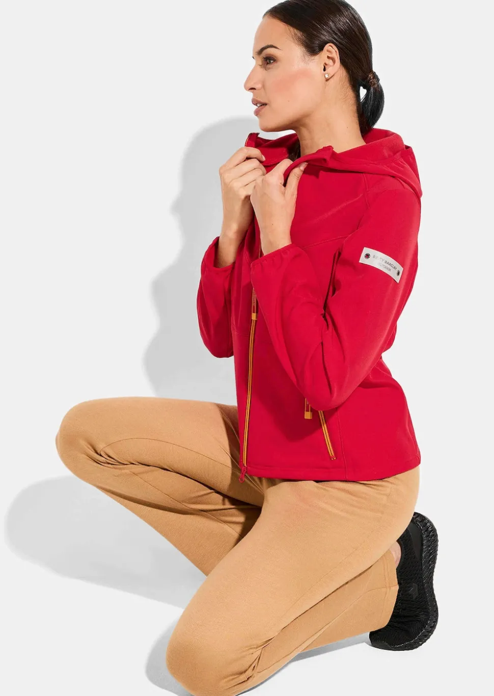 Flauschige Softshell-Jacke