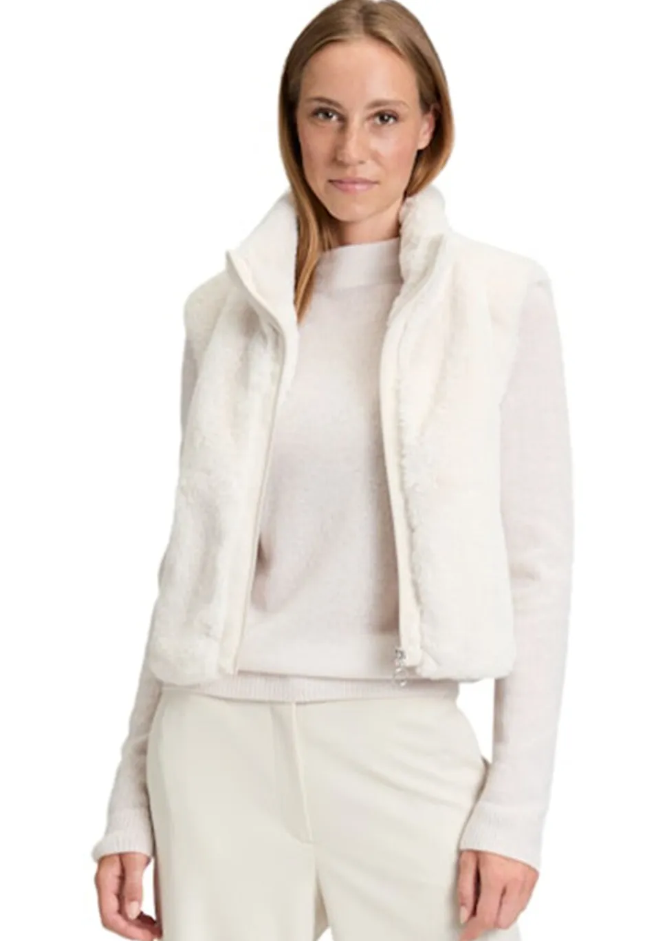Flauschige Weste aus Fake Fur