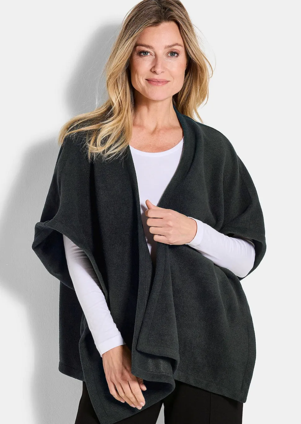 Fleece-Poncho