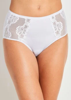 Formender Taillenslip mit Spitzeneinsatz