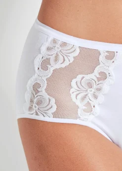 Formender Taillenslip mit Spitzeneinsatz