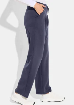 Freizeithose aus dichtem Viskose-Jersey