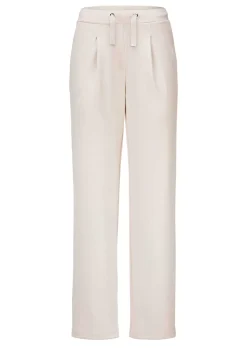 Freizeithose aus dichtem Viskose-Jersey