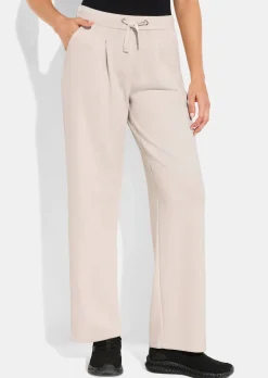 Freizeithose aus dichtem Viskose-Jersey