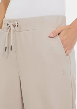 Freizeithose in glatter Doubleface-Qualität