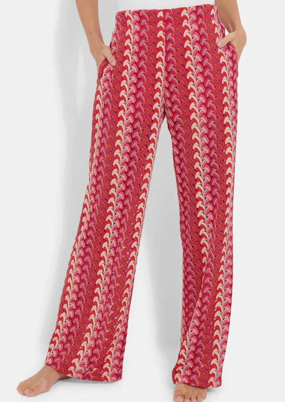 Freizeithose in Häkeloptik