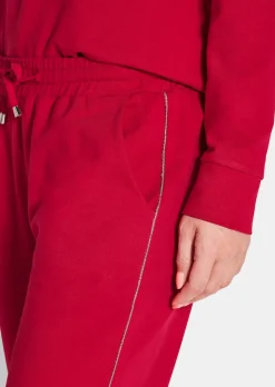 Freizeithose mit Glitzerband