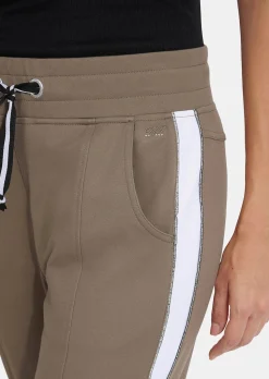Freizeithose mit Glitzerstreifen
